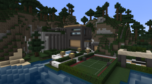 İndir Modern Taiga House için Minecraft 1.8